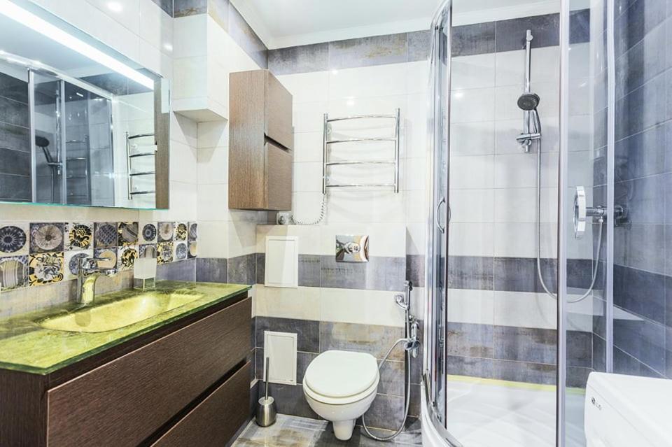 Панорамный Вид 15 Этаж. Набережная Днепра Kyiv Exterior photo