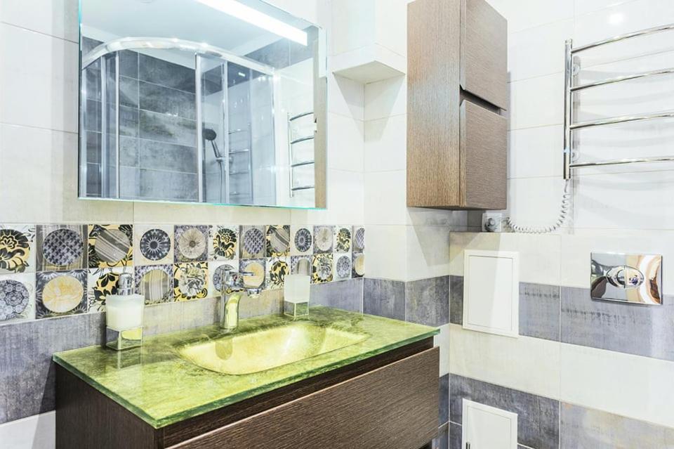 Панорамный Вид 15 Этаж. Набережная Днепра Kyiv Exterior photo